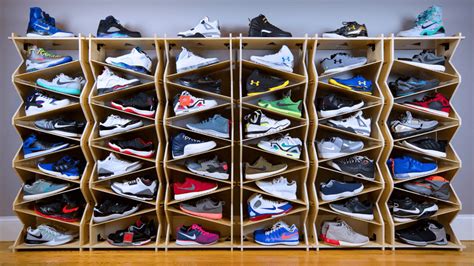 shoe collection display