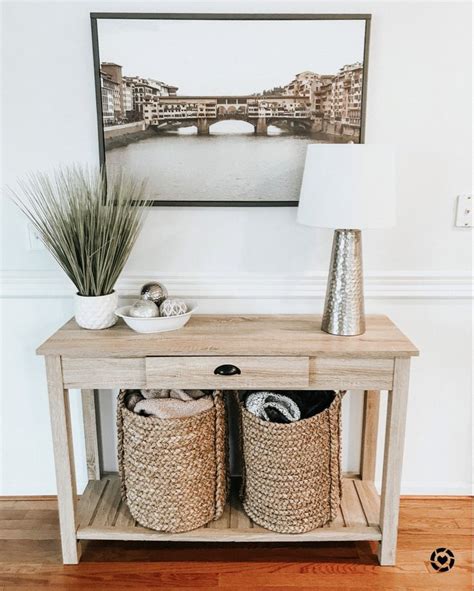 Shoe Storage For Under Console Table