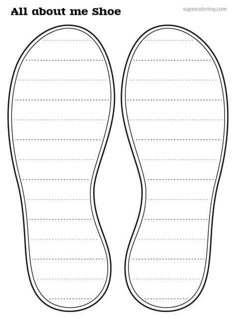 Shoe Template Printable Pg 1