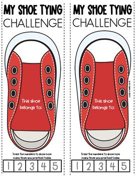 Shoe Tying Practice Board Printable