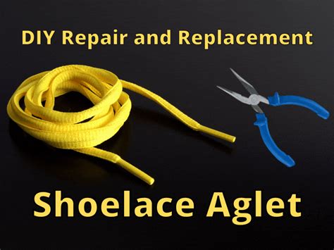 shoelace repair tools and materials