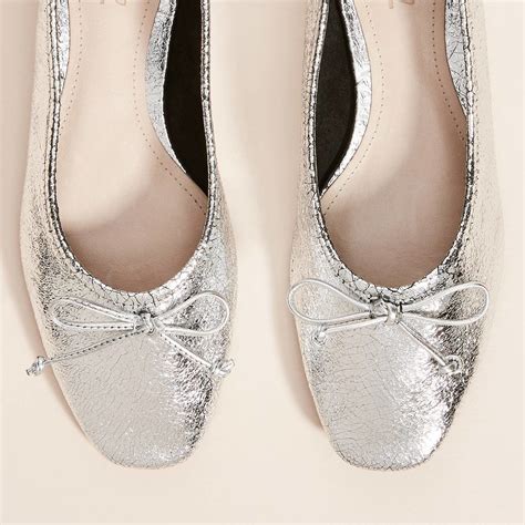 Shoes Flats Silver