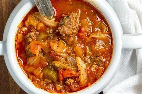 Shoneys Cabbage Beef Soup Recipe