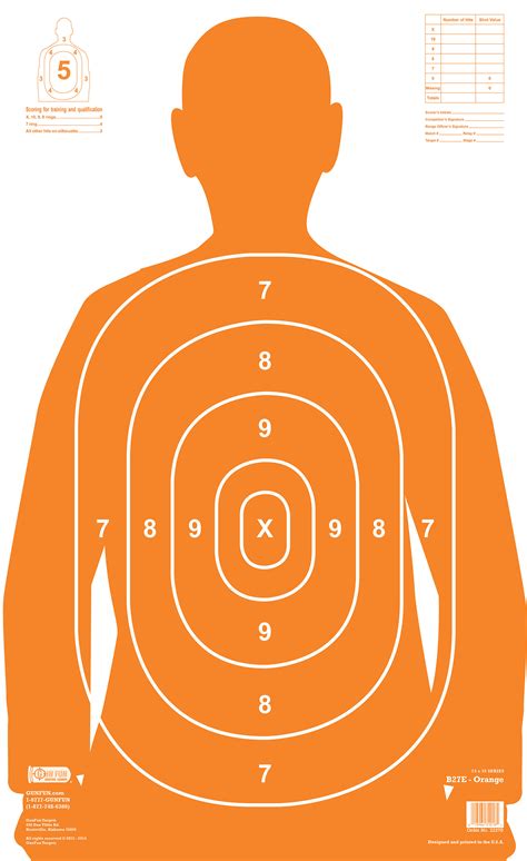 Shooting Orange Targets