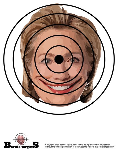 Shooting Targets Printable Hillary