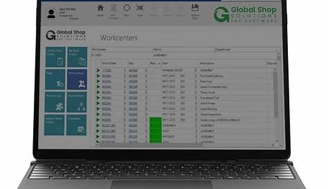ProgressPlus Shop Floor Data Collection Screenshot Production Control