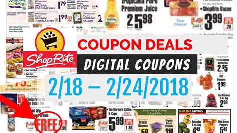 shop rite digital coupons