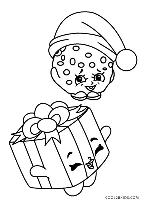 Shopkins Christmas Coloring Pages: Fun For The Whole Family