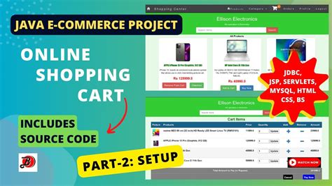 Shopping Cart Software Project In Java