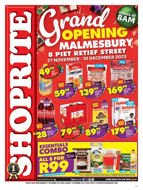 shoprite specials gauteng contact details