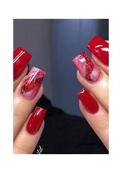 Short Acrylic Red Nails: A Trending Nail Style In 2023