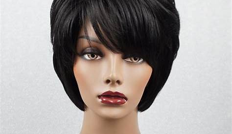 Short Bob Cut Wigs For Black Women Afro Curly Pixie Wig Synthetic