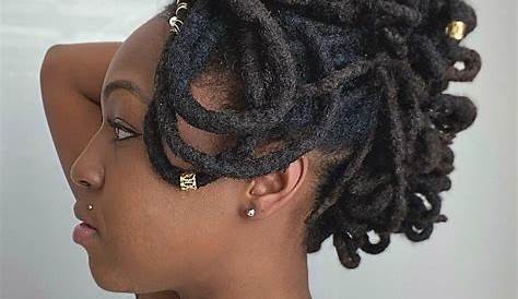 Short Faux Locs Updo Styles Hairstyles Crochet Braids Hairstyles African Hairstyles