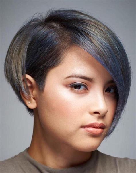 Top 34 Best Short Hairstyles With Bangs For Round Faces in 2021 Bob
