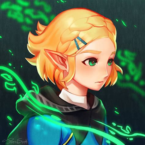 Adorable Zelda in Short Hair [The Legend of Zelda Breath of the Wild 2