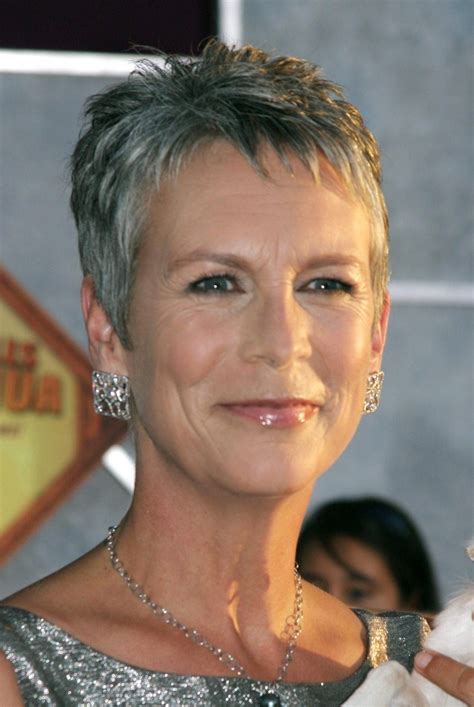 Jamie Lee Curtis Short Straight Casual Hairstyle
