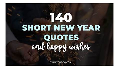 Short New Year Quotes Instagram