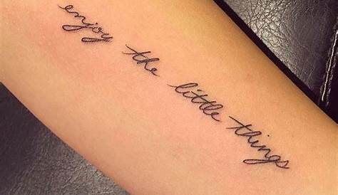 Exquisite Small Quote Tattoos Small Quote Tattoos