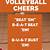 short volleyball cheers and chants