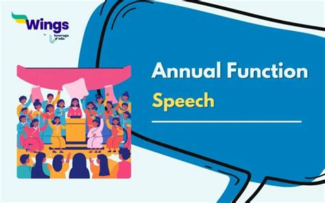 short annual function speech in english by student