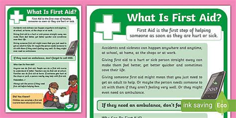 short answer what is first aid