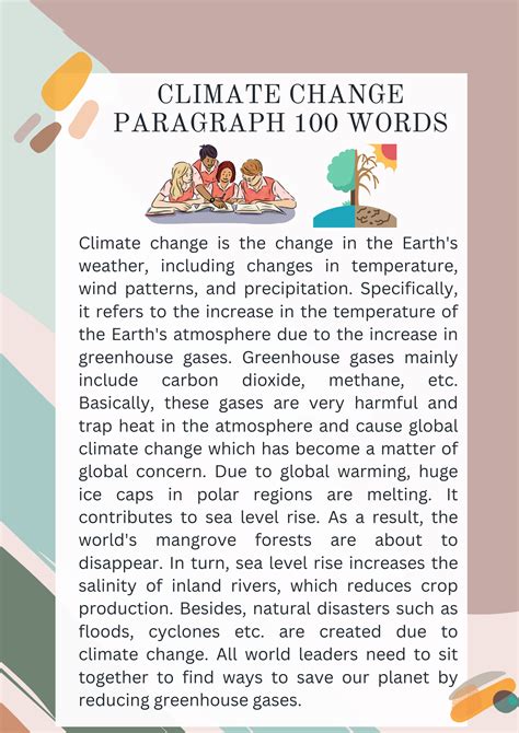 short article on global warming in 150 words