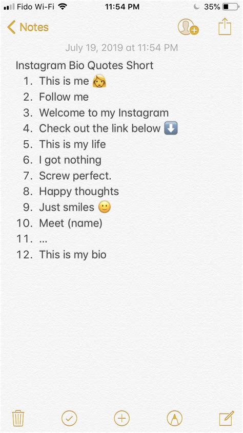 short attractive quotes for instagram bio
