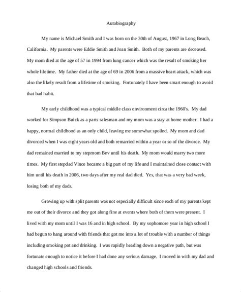 short autobiography tagalog example for students