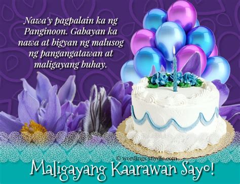 short birthday greetings for boss tagalog