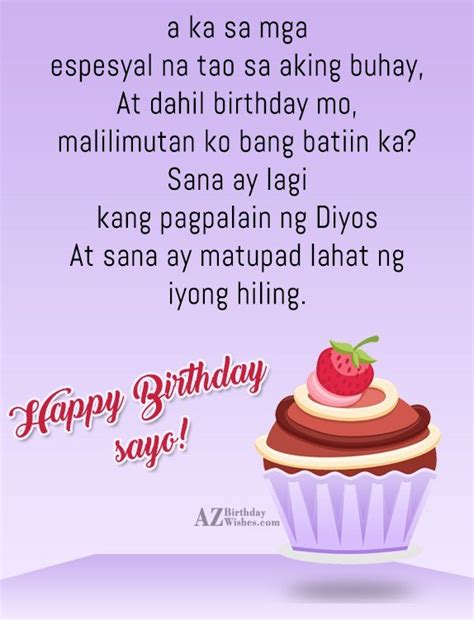 short birthday message para sa sarili tagalog funny