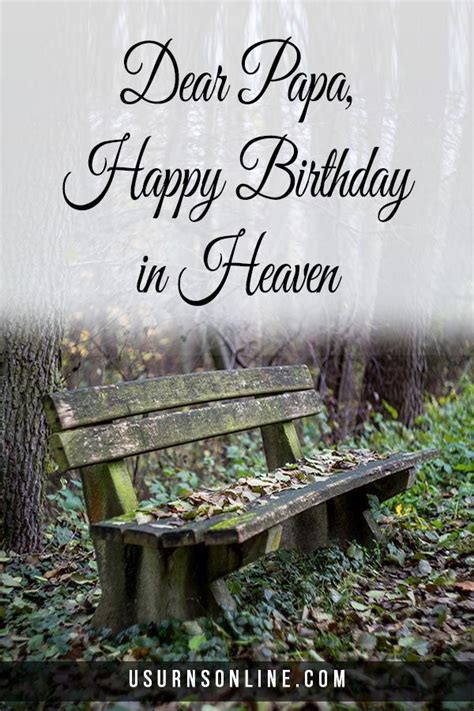 short birthday wishes for papa in heaven