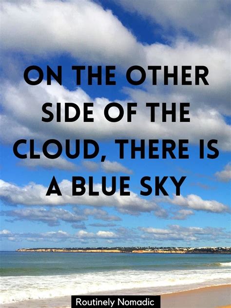 short caption for cloud and sky