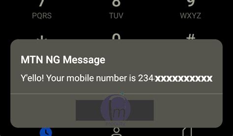 short code to check your phone number on mtn
