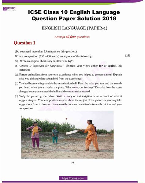short composition topics for class 3 icse