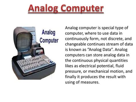 Short Definition Analog Computer
