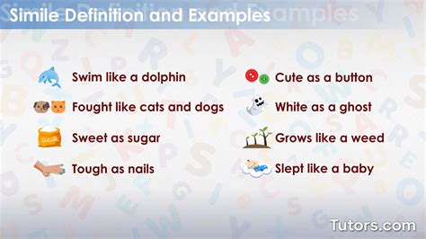 Short Definition Simile