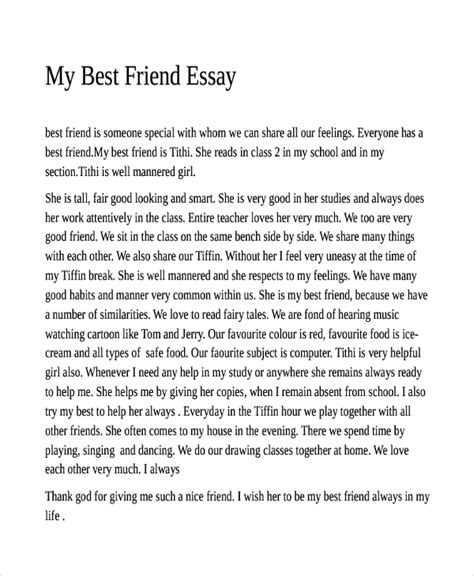 short descriptive writing examples