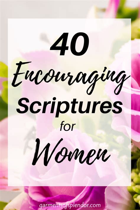 short encouraging verse for women