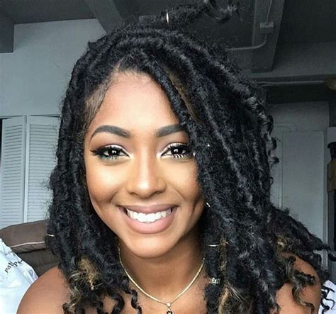short faux locs hairstyles