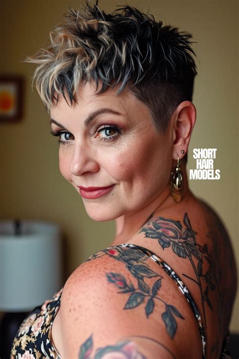 short hair for plus size over 50