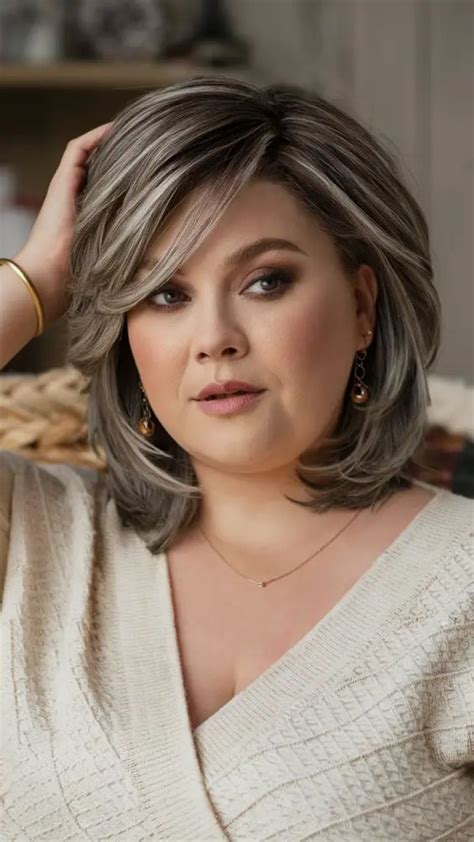 short hair for plus size round face