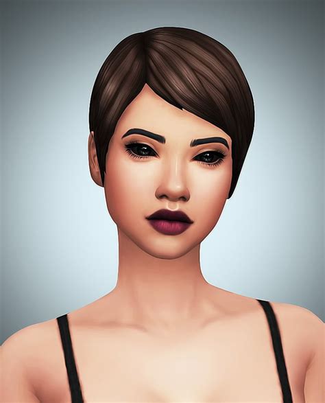 short hair sims 4 cc