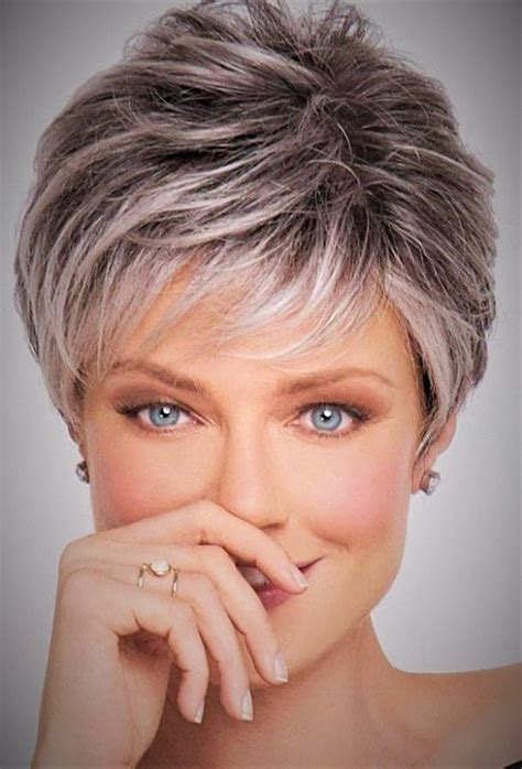Stunning Short Haircuts For Ladies Over 60 With Thick Hair For Long Hair