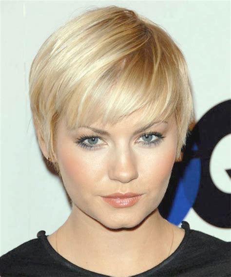 Stunning Short Haircuts For Straight Hair Round Face With Simple Style