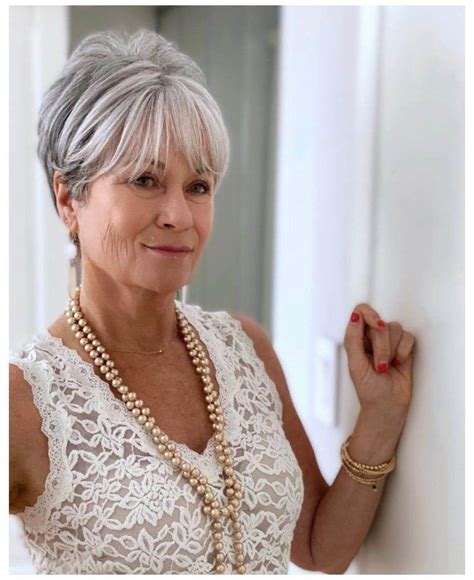 Perfect Short Hairstyles For Fine Grey Hair Over 60 For Hair Ideas