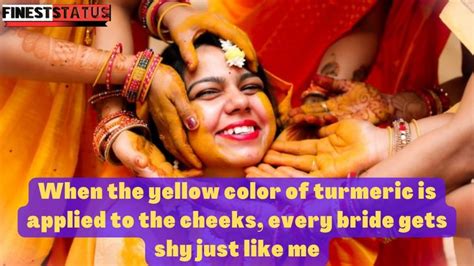 short haldi function captions for instagram