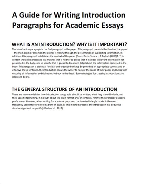 short introduction examples for essays