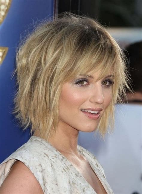 Short Layered Hairstyles For Thin Hair With Bangs