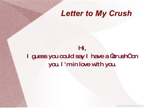 short letter to my crush