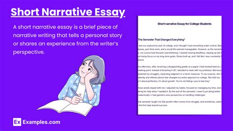 short narrative paragraph examples for students pdf